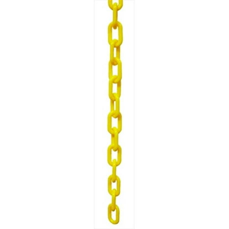 

VIP Crowd Control 1881-50 1.5 in. dia. Plastic Chain - 50 ft. Length- Yellow