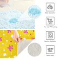 thumbnail image 3 of Yayeee Bath Rugs for Bathroom Floor Set of 2 Non Slip Fluffy Soft Absorbent Mat, Pink White Stars, 3 of 7