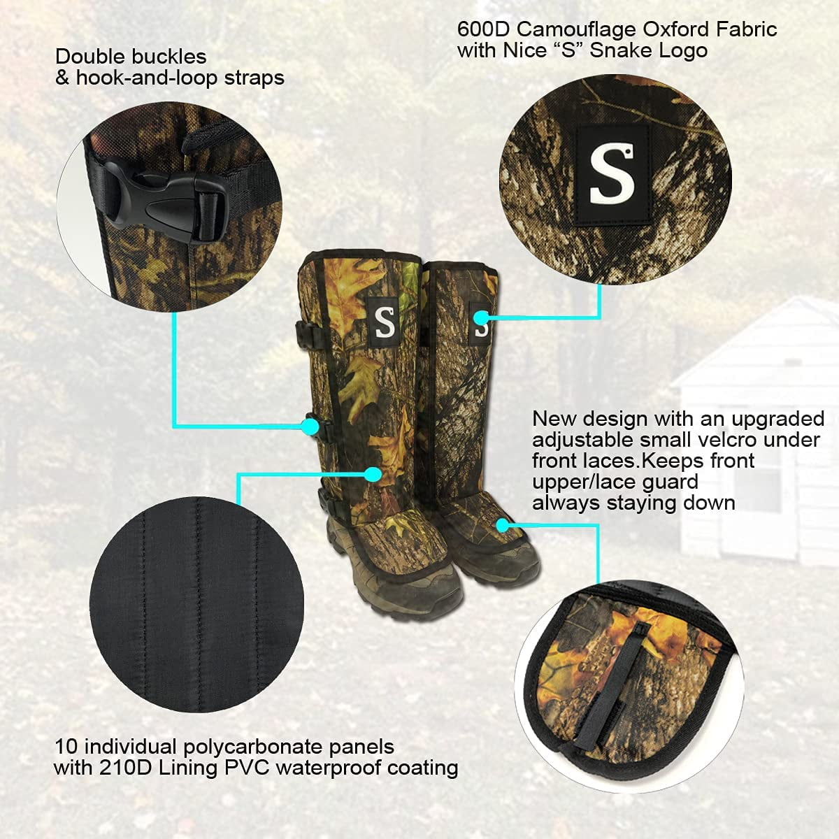 Buy SIGALECT Snake Gaiters Bite Protection Guard for Lower Legs