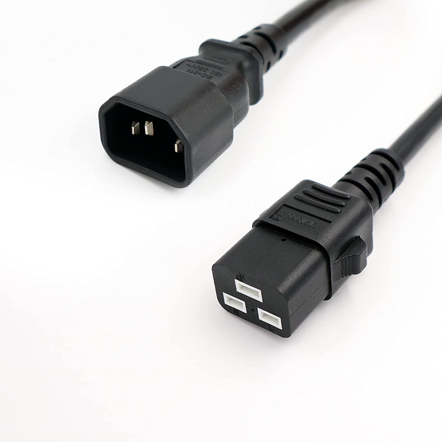 Mackertop C14 to C19 Computer Power Extension Cord, 6FT Heavy Duty 14