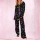 thumbnail image 3 of TaTaai Valentine's Day Pajama Set for Women, Lapel Print Loungewear, Long Sleeve Two Piece Outfit, Casual Sleepwear Gift, 3 of 8