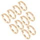 thumbnail image 1 of 10 colgantes redondos de marco hueco para hacer joyas DIY, suministros de manualidades, color dorado, 1 of 12