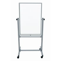 Luxor 24"W x 36"H Double-Sided Magnetic Whiteboard