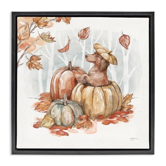 Stupell Industries Farmhouse Black Floating Frame Canvas Art, 18 x 18, by Mary Urban