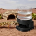 thumbnail image 4 of Dispositif de Distribution d'Eau Réservoir de Terrarium Distributeurs d'Eau pour Reptiles Bol Distributeur d'Eau Automatique Accessoires d'Alimentation en Eau Petit Plat d'Eau pour Bols de Tortue pour et Pompe à Eau Potable pour Amphibiens, 4 of 9