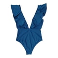thumbnail image 1 of Traje de baño de una pieza con estampado de Mujer Azul S Zulema traje de baño de una pieza, 1 of 6