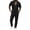 #0247-Black, variant on Men's 2 Piece Linen Set Short Sleeve Polo Shirt and Long Pants Casual Suit White S,M,L,XL,XXL,XXXL Gift