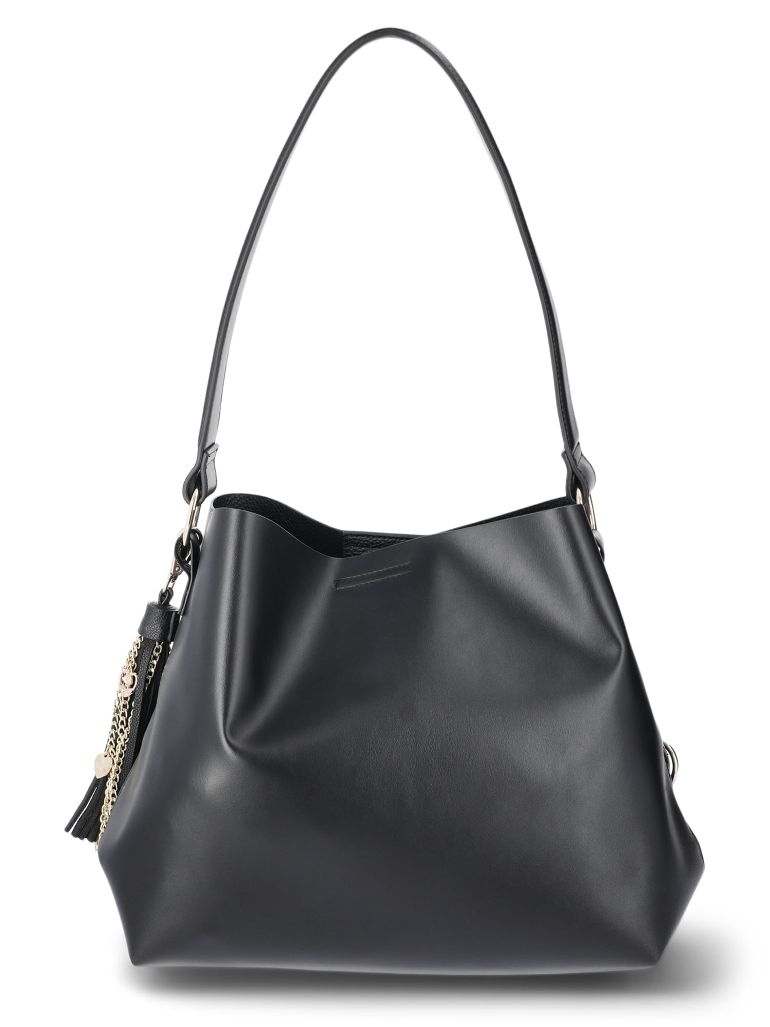 Madden NYC Women's Large Tote Handbag, Black