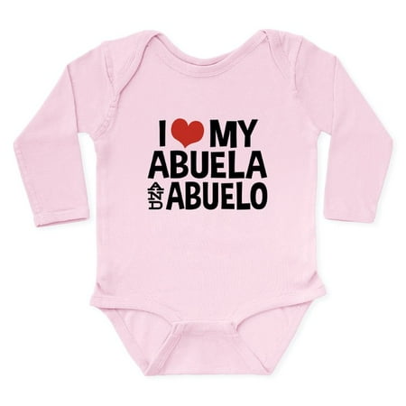 

CafePress - Loveabuelaand Body Suit - Long Sleeve Infant Bodysuit