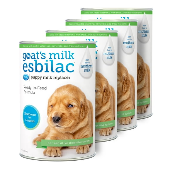 Líquido Esbilac de leche de cabra PetAg de Puppy Formula 325 ml x 4