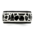 thumbnail image 4 of Edward Mirell Black Ti & Sterling Silver Polished Cobblestone Ring, 4 of 8