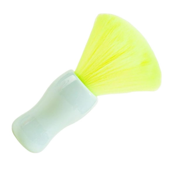 Plumero para el cuello, herramientas de peinado profesion, brocha de afeitar para barba, brocha de peluquero suave para peluquería, limpieza Facial , Verde