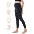 thumbnail image 2 of Ingrid & Isabel Basics 7/8 Active Postpartum Maternity Female Legging, Compression & Support for Recovery, Black, 2 of 5