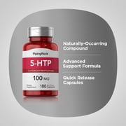 5-HTP 100mg Supplement | 180 Capsules for Men and Women | by Piping Rock