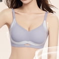 thumbnail image 6 of IFNWSV Push Up Bras for Women Adjustable Breathable Thin Lightweight Lifting No Underwire Daily Bra Blue 40BC, 6 of 6