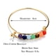 thumbnail image 2 of Pulsera de meditación de yoga de 7 chakras, pulsera ajustable de curación con cuentas de piedra de cristal de 6 mm, regalos para mujeres y niñas, plata, 2 of 3