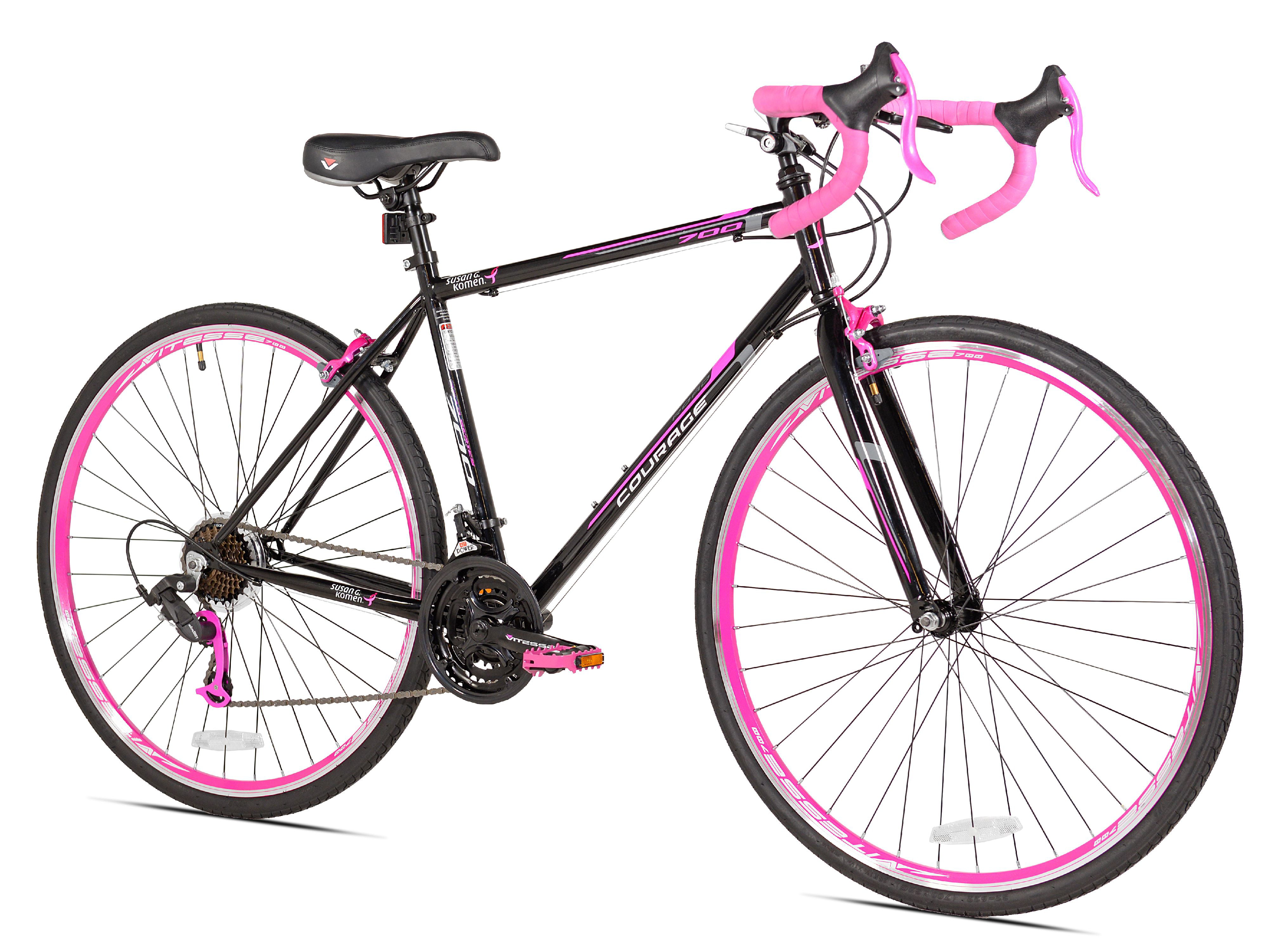 pink womens road bike