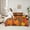 Brown Orange, variant on Manfei Cute Cartoon Cat 7-Piece Twin Bedding Sets,Autumn Maples Bedding Comforter Set,Fall Pumpkin Sheet Sets For Children,Breathable Home Decor Reversible