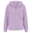 thumbnail image 6 of CAIVO Hoodies For Women Casual Zip Up Hoodie With Pockets Solid Color Long Sleeve Pullover Sweatshirt Workout Tops, 6 of 6