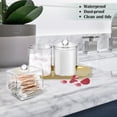 thumbnail image 3 of WeGuard 3-Piece Clear Acrylic Bathroom Canister & Set, 3 of 7