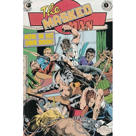 Masked Man, The #1 VF ; Eclipse Comic Book