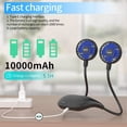 thumbnail image 3 of Batería recargable Neck Fan HandFan de 10000 mAh, 48 horas de duración, 3 of 9