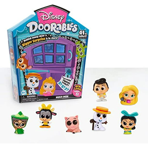 Disney Doorables Multi-Peek Pack, Series 5, Collectible Mini Figures Styles  May Vary 
