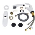 thumbnail image 3 of Phoenix Faucet PF231241 Used For Kitchen; Single Piece 8 Inch Deck Mount; 10 Inch Pull Out Spout; Single Lever Handle; White/Plastic Polymer Infused With Powdered Metal Underbody, 3 of 6