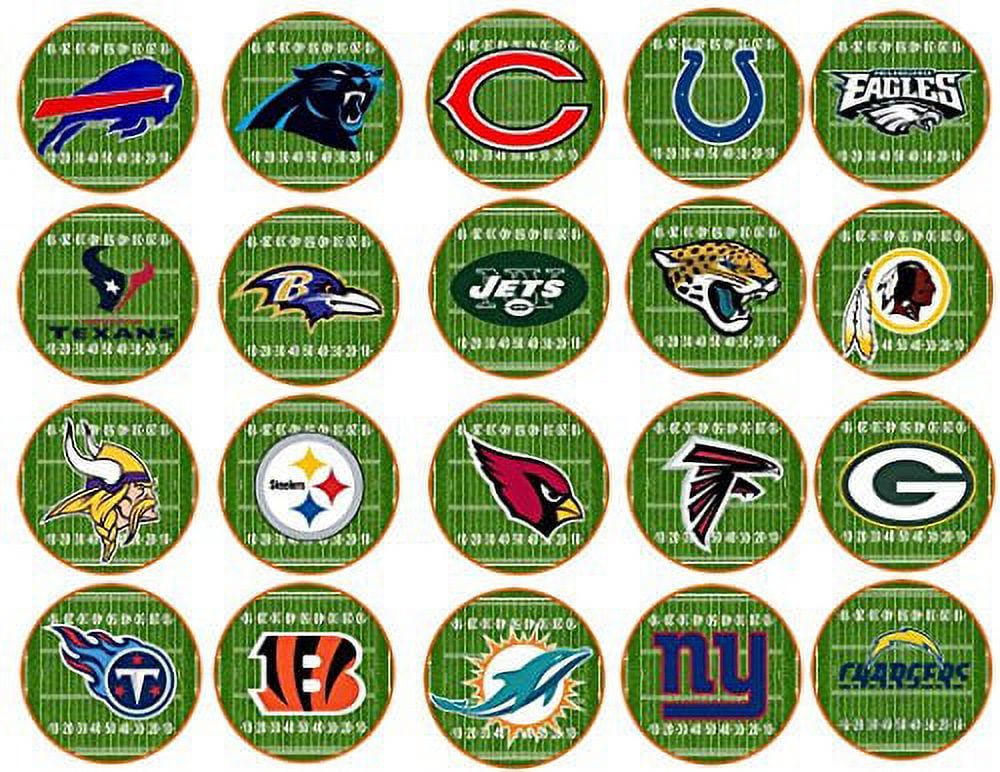 NFL Cake Toppers Cleveland Browns Cupcake Toppers Edible Image Frosting  Circles