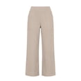 thumbnail image 4 of Womens Capri Pants Summer Cropped Pants Comfy Tummy Control Capris with Pockets Loose Fit Soft Lounge Capri Trousers, 4 of 4