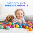 thumbnail image 4 of Mini Ball Pit Balls Playz de plástico blando, 50 unidades, con 8 colores, 4 of 9