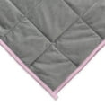thumbnail image 2 of Ella Jayne Weighted Blanket, 15lb  -  Grey/Pink  -  15 lb, 2 of 7