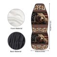 thumbnail image 7 of Binienty Brown Bear Car Seat Covers Set of 2 Universal Thin Car Front Seat Covers Vehicle Interior Cushion Protector Navajo Aztec Automotive Accessories for Most Car Auto SUV Sedan Truck, 7 of 7