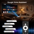 thumbnail image 5 of HAPPRUN Official Licensed Google TV Projector, 4K Smart Projector with WiFi & Bluetooth, Outdoor Movie Projector with Dolby Sound, Built-in Streaming Apps, Compatible with Game Consoles & Smartphones, 5 of 11