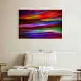 thumbnail image 2 of Elephant Stock In The Distance Wall Art - Horizontal Canvas Wall Art - Living Room Wall Decor - Abstract Canvas - Brown And Blue Decor By Ursula Abresch - 39" x 26", 2 of 8