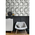 thumbnail image 3 of NextWall Contrast Forcella Geo Peel and Stick Wallpaper - 20.9 in. W x 18 ft. L Roll, 3 of 7
