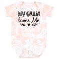thumbnail image 3 of Inktastic My Gram Loves Me Scandinavian Girls Baby Bodysuit, 3 of 5