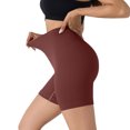 thumbnail image 4 of hotojiny Biker Shorts for Women Classic High Waist Seamless Soft Workout Shorts Breathable Yoga Gym Running Shorts, 4 of 4