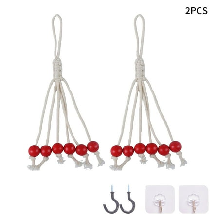 

Azhf Clearance Sale 2pcs Hanging Hammock For Home Under Cabinet Banana Macrame Holder Universal Hook