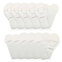 Safety Locks, EEEkit 10pcs Adjustable Safety Straps Latches for Cabinets, Drawers Sliding Doors, Refrigerator, Windows, Toilet Seat, Lever Door Handle, Fridge
