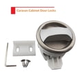thumbnail image 2 of Serrure de Porte Ronde Mini Intégrée pour Caravane Véhicule Récréatif Remorque Armoire Tiroir Comptoir Accessoires RV, Installation Facile, 2 of 6