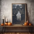 thumbnail image 6 of Ghost By The House Poster, Vintage Photography, Art Poster Print, Gothic Occult Poster, Halloween Poster, Wall Decor, Halloween Decor, 6 of 7