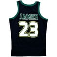thumbnail image 3 of LeBron James #23 Men's Headgear Classics St. Vincent St. Mary High School Jersey (4X-Large, Black), 3 of 5