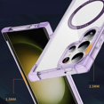 thumbnail image 4 of Transparent Magsafe Case For Samsung Galaxy S24 Ultra, Soft TPU Four Corners Anti-drop Shockproof Protective Cover, 4 of 4