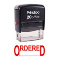 thumbnail image 2 of Printtoo Timbre Commandé Auto Encreur Timbre en Caoutchouc Bureau Stationnaire-Rouge, 2 of 2