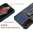 thumbnail image 3 of ELEHOLD Armor Case for Samsung Galaxy S23 6.1",Rugged Hybrid Full Body Protective Case Hidden Kickstand Magnetic Car Mount Anti-Scratch Shockproof Case,Blue, 3 of 8