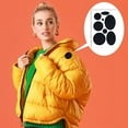 thumbnail image 5 of Puffer Down Jacket Repair Patch Kit, 40Pcs/5 Sheets Nylon Fabric Repair Patch Self Adhesive Waterproof Stick On Patches Tape for Jackets Coat Clothing Tent Sleeping Bags Ski Pants Holes, Black, 5 of 7