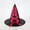 Hot Pink, variant on Elvqul Hat Women Witch Hat Purple Pattern Comfy Halloween Ladies Cap Hat