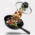 thumbnail image 4 of 10.5 Inch Pan Lid, Frying Pan Lid, Fry Pan Lid, Skillet Lid, Pan Lid with Handle Compatible with 10-10.7 Inch Kitchen Cookware, Tempered Glass Cover, 10.5", 4 of 11