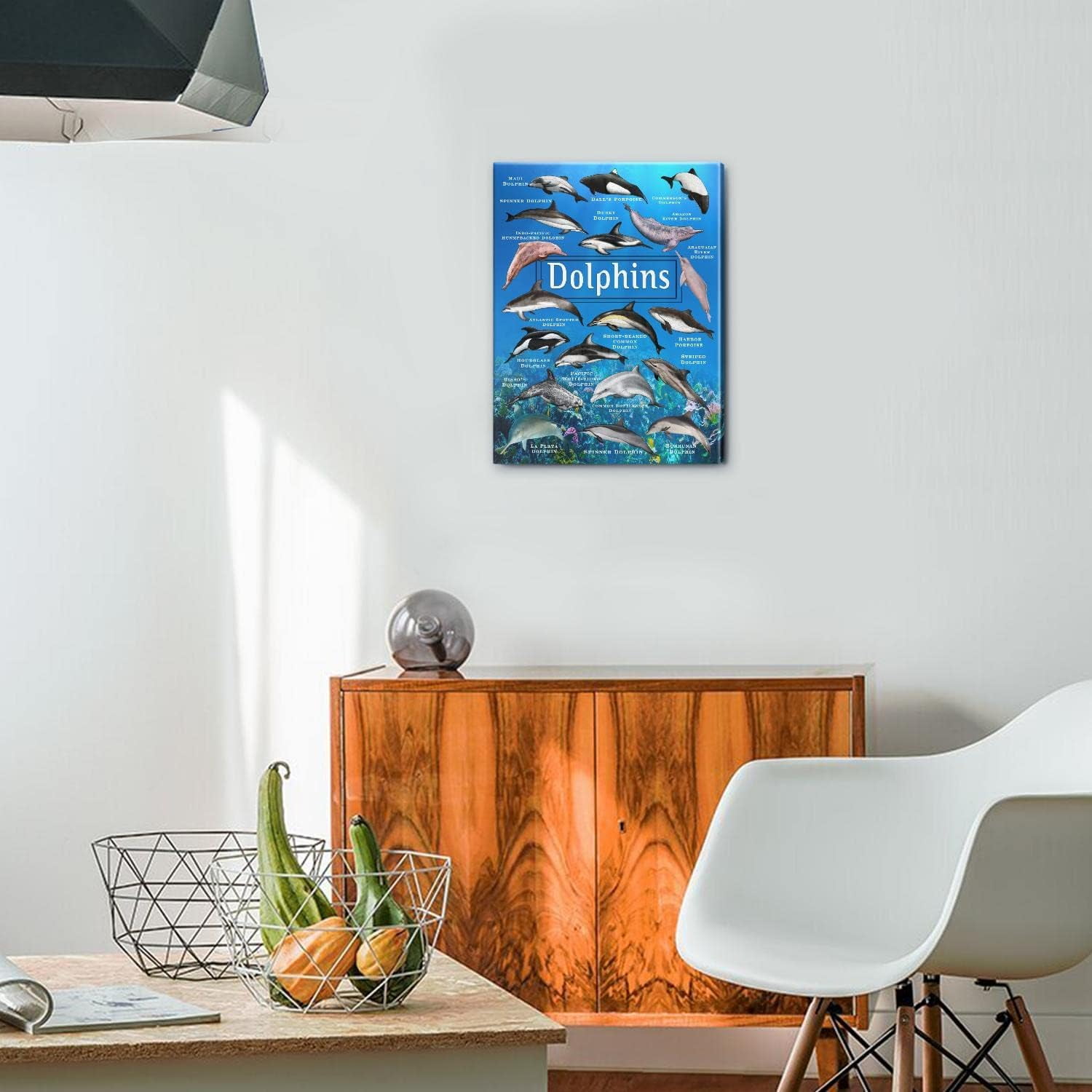 Dolphin Wall Art Wall Decor for Living Room Home